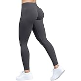 OQQ Workout Leggings for Women Seamless Scrunch Tights Tummy Control Impact Girl Activewear Yoga Pants 