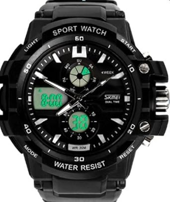 skmei watch green light