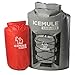 IceMule Pro Dry Pack – Water Resistant Nylon Food Storage Pouch Dry Bag, Perfect for Keeping Lunch Dry While Hiking, Camping, and Beach Going, 10 Liter, Red