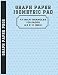 Graph Paper Isometric Pad: Quad Ruled / 1/4 Inch Equilateral Triangles / Blank Isometric Paper Notebook With Margins / Large 8.5 x 11 / Soft Cover Bound Composition Book