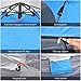 Victostar Instant Pop Up Family Camping Tent,Double Layer Waterproof 3 Season for Picnic Fishing Hiking Traveling (Blue, 4-Person)