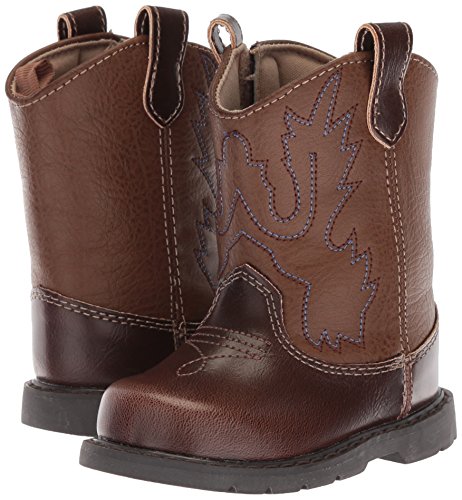 Baby Deer Baby 006911R Western Boot, Brown, 4 Medium US Toddler