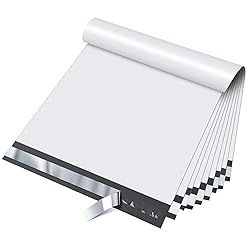 Fuxury 12x15.5 200pc White Poly Mailers, Shipping