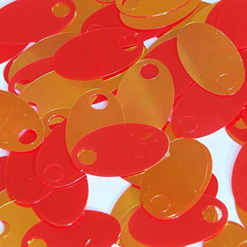 Large Hole Oval Sequin 1.25