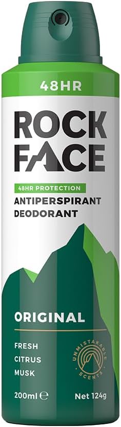 Rock Face Men's Antiperspirant Deodorant Original Scent 200ml