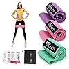 Znines Resistance Bands, Non-Slip Exercise Bands for Legs and Glutes, 3 Resistance Levels Workout Bands Booty Bands for…