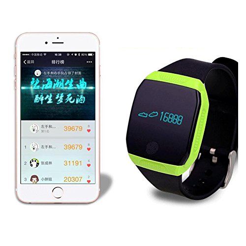 L@YC Smart Positioning Swimming Depth Waterproof Sports Bracelet Gifts, Blue