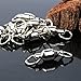 Sougayilang Rolling Barrel Swivel Stainless Steel Ball Bearing Swivels,Connector Solid Rings Fishing (Size0 Length: 0.55