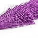 ELEARD Tassel Earrings Tiered Thread Tassel Dangle Earrings Statement Layered Tassel Drop Earrings (Purple)