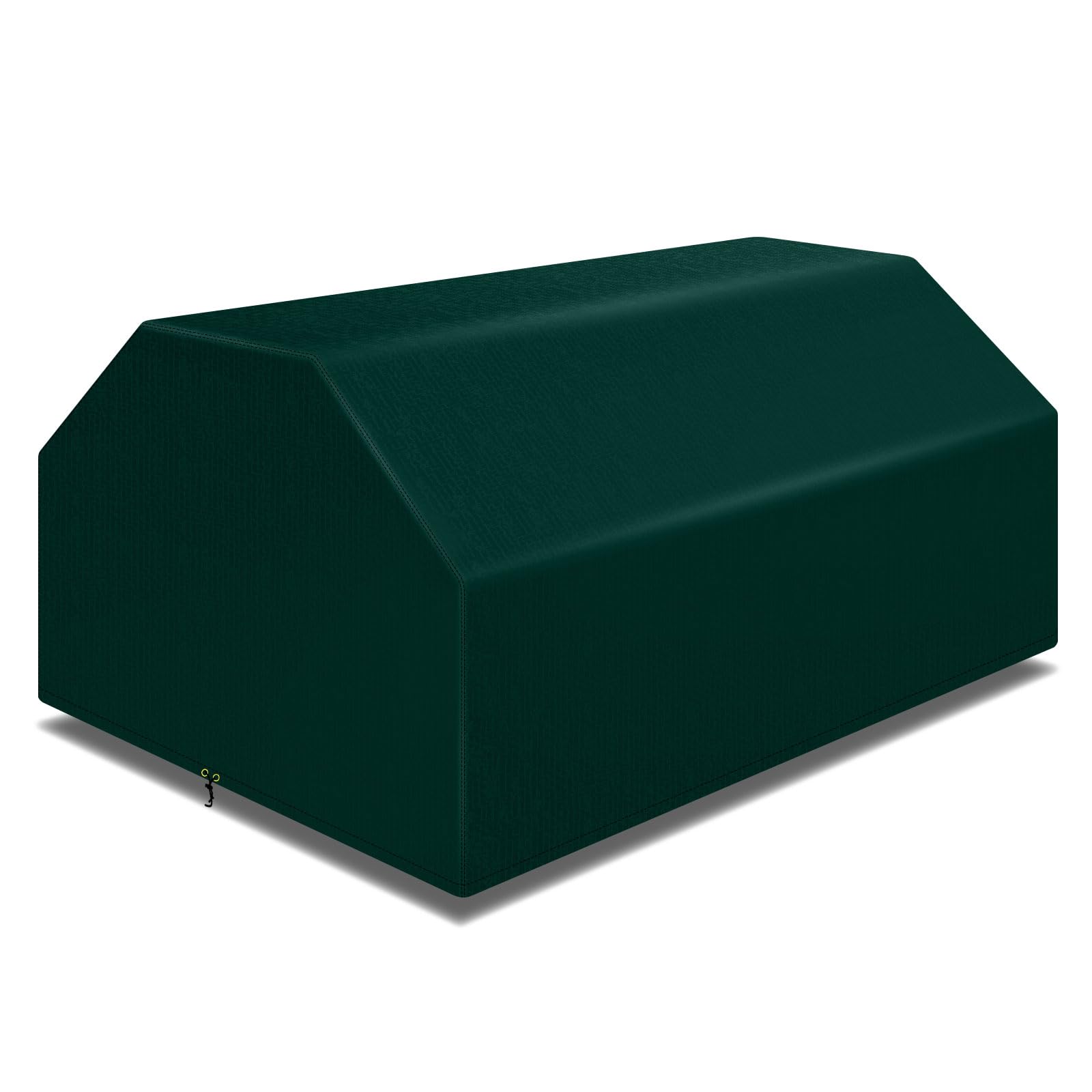 Patio Plus Garden Picnic Table Cover, Waterproof Polyethylene Fabric, UV Protected, 157x145x76cm, Green