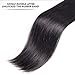 ISEE Hair 8A Malaysian Virgin Straight Hair 3 Bundles 100% Unprocessed Human Hair Weave Bundles Human Hair Extensions 3 Bundles Deal Natural Black