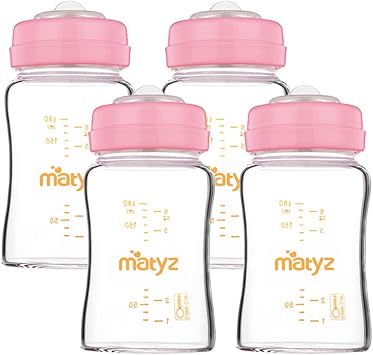 glass breastmilk storage bottles