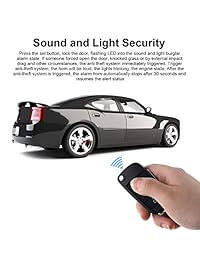 Sistema universal de alarma de coche con bloqueo central automático y entrada sin llave, 5 A con llave