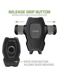 Cellet Goose-Neck Dashboard & Windshield Mount Soporte para teléfono inteligente para Motorola Moto Z3, Z3 Play, Z2 Play, Z Play Droid, Moto G6 G, e5 Play, E5 Plus, E4 Plus, G6 Play, X4, Z2 Force, Z Droid
