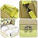 Yodo Picnic Basket - 4 Person Cutlery Set - Cooler Tote Insulated Food Compartment perfect for hikes, beach, parks, concerts, Lime