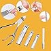 OVTEL Manicure Set Stainless Steel Mens Grooming Kit, Nail Clippers Kit Pedicure Care Tools