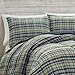 Eddie Bauer - Queen Comforter Set, Reversible Plaid Alt Down Bedding with Matching Shams, Cozy Home Decor for Colder Months, Oeko-Tex Certified (Rugged Navy, Queen)