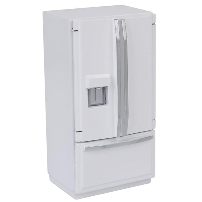 Amazon.es: RETYLY 1:12 Refrigerador De Madera En Miniatura para ...