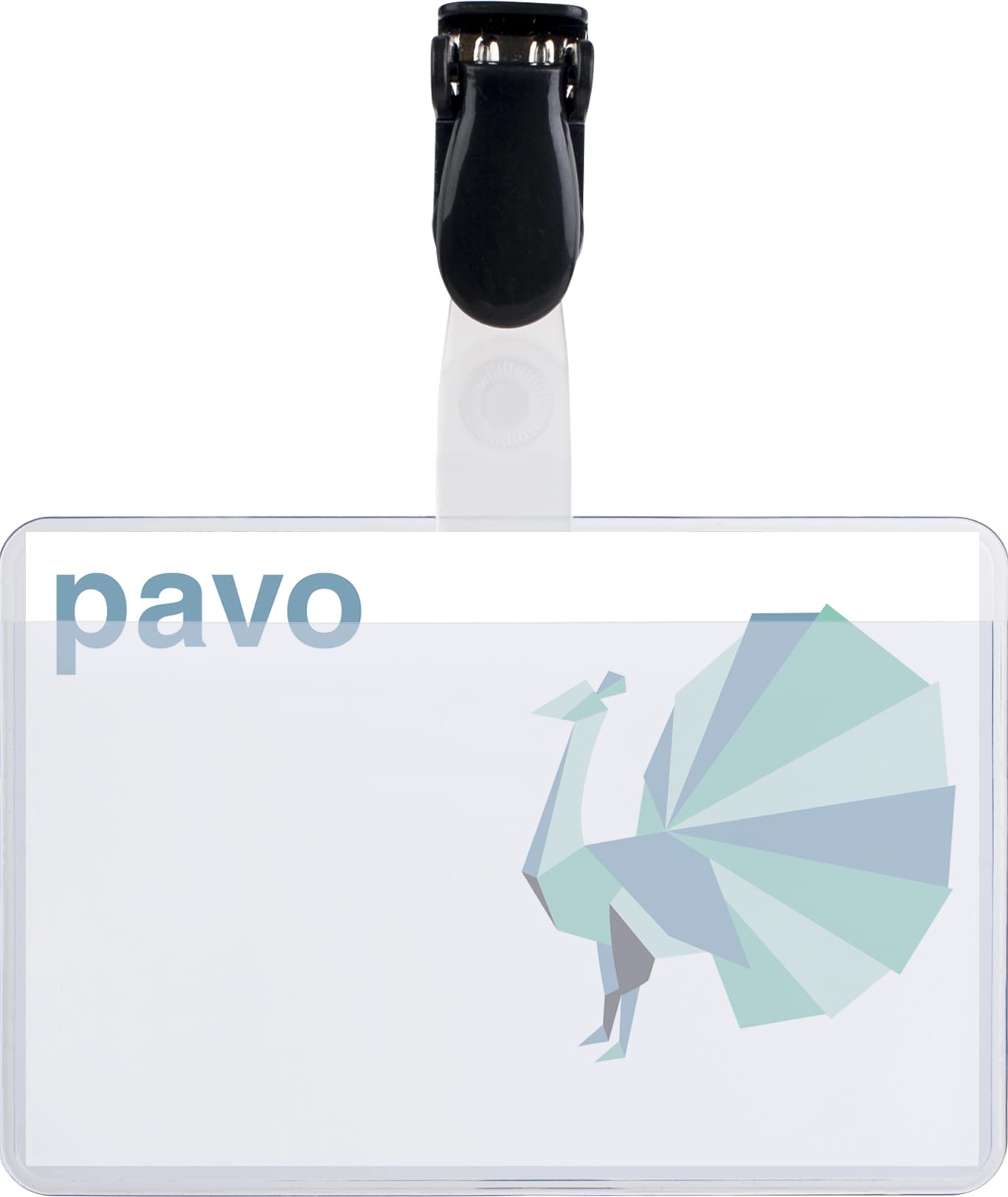 PAVO Premium 60 x 90 mm Visitor Name Badge (Pack of 50)