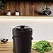TSM Products German Style Fermentation Harvest Pot with Stone Weight, 5-Liter
