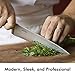Knife Set, Professional 6-Piece Kitchen Knife Set with Wooden Block Germany High Carbon Stainless Steel Cutlery Knife Block Set, by Aicok