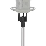 Squirrel Buster Pole Adaptor for Pole Mounting a Squirrel Buster Plus Bird Feeder, Black (FEEDER NOT INCLUDED), 1-inch extern