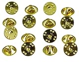 Brass Butterfly Clutch Metal Uniform Pin Badge Insignia Clutches Backs- Made in USA