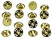 Brass Butterfly Clutch Metal Uniform Pin Badge Insignia Clutches Backs- Made in USA