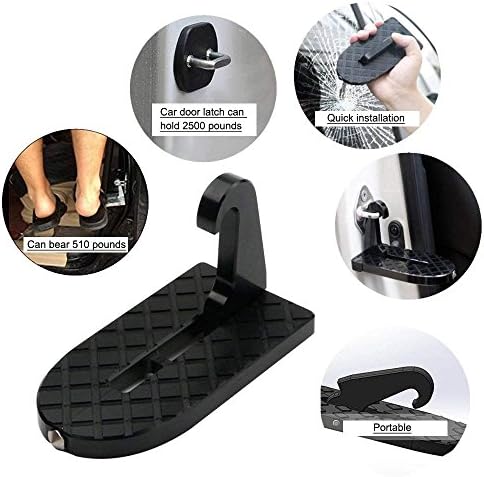 HOLUCK Vehicle Rooftop Access Doorstep | puts Car Top Carriers in Reach, Access Your Car’s Top Rack Compatible with all kinds of SUV or RV what has U-shaped.