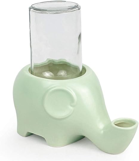 Wyzszmf Elephant Animal Chat Chien Fontaine D Eau Potable Bol D Eau Potable Anti Basculement Garfield Face Plate Chat Persan Anti Humide Menton Bol En Ceramique Couleur Yellow Amazon Fr Animalerie