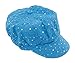 Glitter Sequin Trim Newsboy Style Relaxed Fit Cap, Turquoise