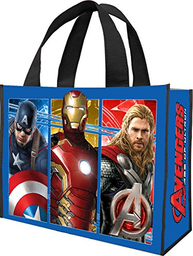 Vandor 26773 Marvel Avengers Age of Ultron Recycled Shopper Tote, Large, Multicolored