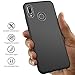 Huawei P20 Lite case, KuGi Huawei P20 Lite case, JS Scratch Resistant & Anti Slip Grippy Soft TPU Case for Huawei P20 Lite Smartphone(Black)