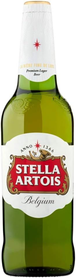 Stella Artois Lager Beer Bottle 1 X 660 Ml Amazon Co Uk Grocery