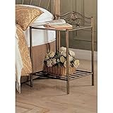 Coaster Home Furnishings 300172 Night Stand in Antique Gold Finish Metal
