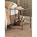 Sydney Metal Nightstand Antique Brushed Gold