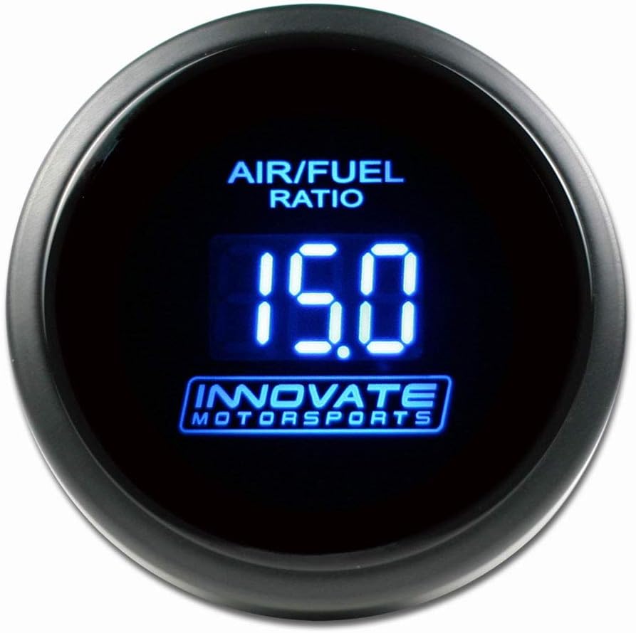 Innovate Motorsports (3795) DB BLUE Wideband Air/Fuel Gauge Kit includes LC-2 & Bosch LSU 4.9, Black