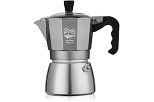Bincoo Stovetop Espresso Coffee Maker,Moka Pot 120ML-4.06oz,Italian Style Coffee Maker, 2 Cup Aluminum Espresso Portable Cafetera Moka Pot for Home Travel Camping