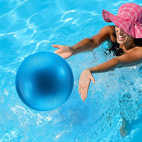 Swimming Pool Ball with Hose Adapter 9 Inch Fills with Water Pool Ball