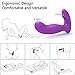 Juntame Wearable Clitoris G-spot Butterfly Vibrator - G Spot Clit Vibrator Toys for Women, Rechargeable Waterproof Adult Sex Toy Vibrator for Women, Couples Fun