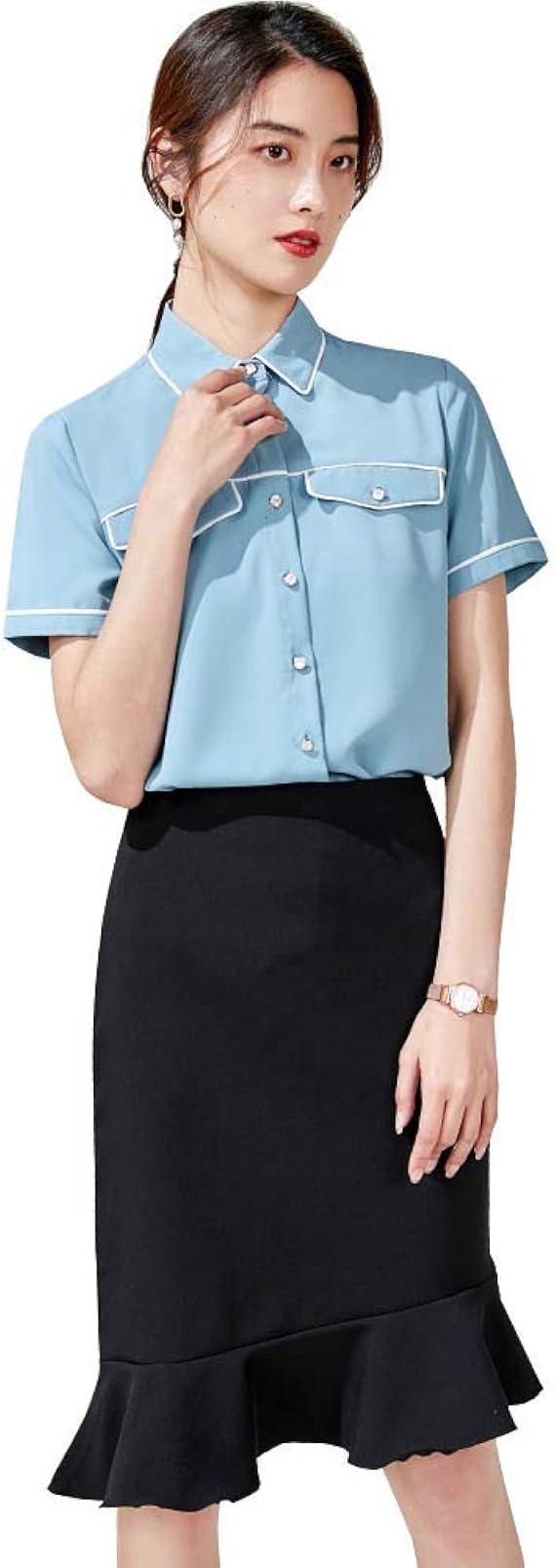 short sleeve button up interview