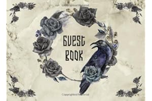 Guest Book: Wicked Fun Guest Book (108 pages) - For Gothic, Spooky, Scary and Creepy Themed Parties, Showers, Weddings, Halloween, and more! (Spooky Guest Books)