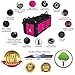 TRUNKCRATEPRO Pink Car Accessories For Women, Trunk Organizer For Car, Suv, Jeep Premium Adjustable Multi Compartments Collapsible (Large Capacity)