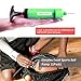 Dimples Excel Ball Pump for Soccer Basketball Football Volleyball Water Polo ball, Needles and Nozzles Included (1 Pack -- Green)