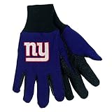 NFL Football Multi Color Team Logo Sport Gloves - Pick Team (New York Giants)