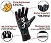 Kuchyn Tools Non-Slip Extreme Heat Resistant (932°F/500°C) BBQ Gloves, Food Grade Kitchen Oven Mitts - Use for Grilling, Cutting, Baking, Pot/Iron Cast Holders (1 Pair)