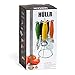 HULLR 8 Piece Kitchen Gadgets Stainless Steel Tools Set Includes Rotating Stand