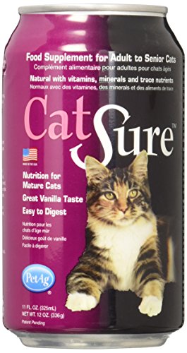 CatSure Liquid Meal Replacement for Senior Cats, 11oz cans, Case of 12