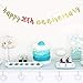 AonBon Happy 20th Anniversary Banner, for 20th Anniversary Party Decoration, 20th Wedding Anniversary Party Decoration Photo Props