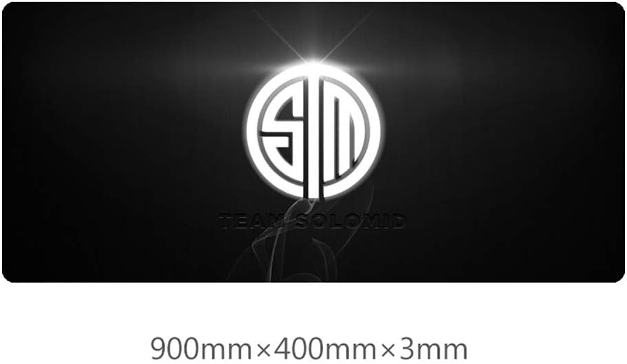 BEP Large Area Gaming Desk Pad Mouse Pad (400 X 900 X 3mm) LOL North American TSM Team Mouse Pad